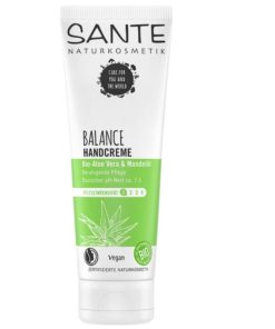 BIO krém na ruky BALANCE SANTE 100% biokozmetika, má zásadité pH, podporuje acidobázickú rovnováhu pokožky. Hydratuje a chráni ju pred nadmerním vysúšaním.