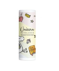 Unicorn Revoludeo prírodný dezodorant je účinný antiperpirant v papierovej tube, vegánsky, bez hliníkových solí a parabénov.