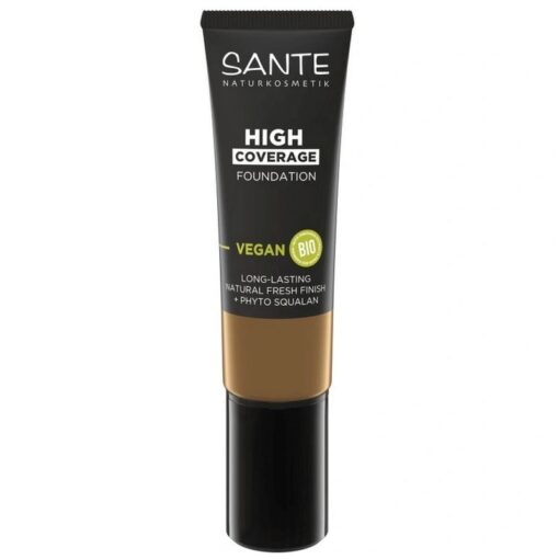 BIO make up High Coverage Foundation 07 Golden Bronze ​​s organickými peptidami pre zrelú a suchú pleť s olejmi. Nezvýrazňuje vrásky.