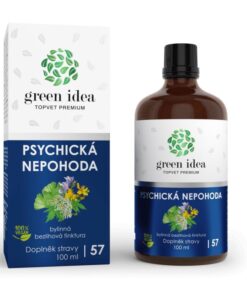 PSYCHICKÁ NEPOHODA bylinná bezliehová tinktúra, pri nervozite, úzkosti a podporu pamäte. Obsahuje trezalku, ginko, sladké drievko, valeriánu